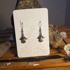Handmade angel earrings